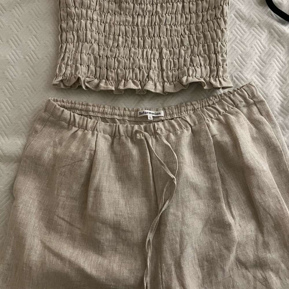 Reformation Linen Pants Set - Picture 9 of 15
